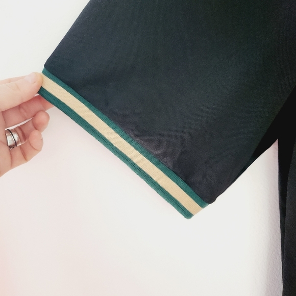 NWT LEDINEY men's polo shirt black and green - Picture 4 of 8